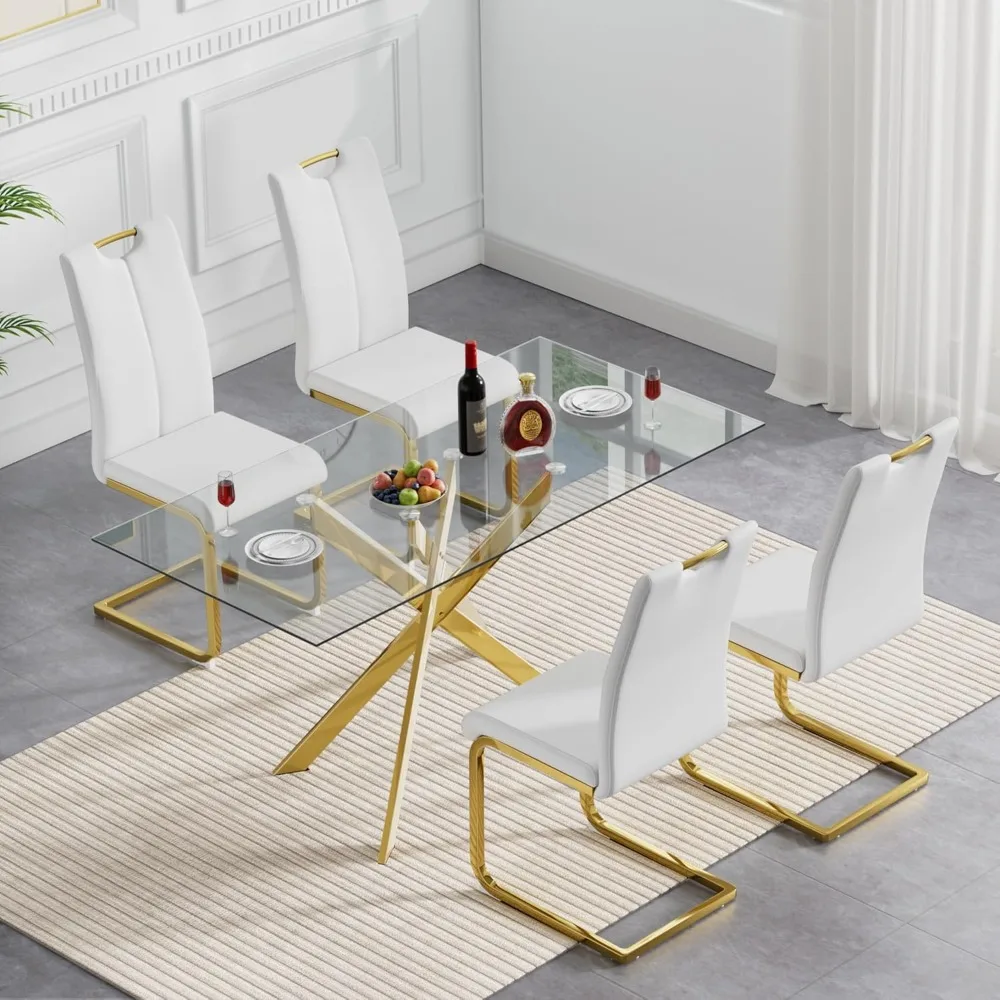 5 Piece Dining Table Set for 4 51