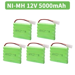 Batteria NiMH 12 V 5000mah con spina Tamiya per serbatoi per auto giocattolo Rc treni robot pistole per barche parti ni-mh AA 12 v batteria ricaricabile