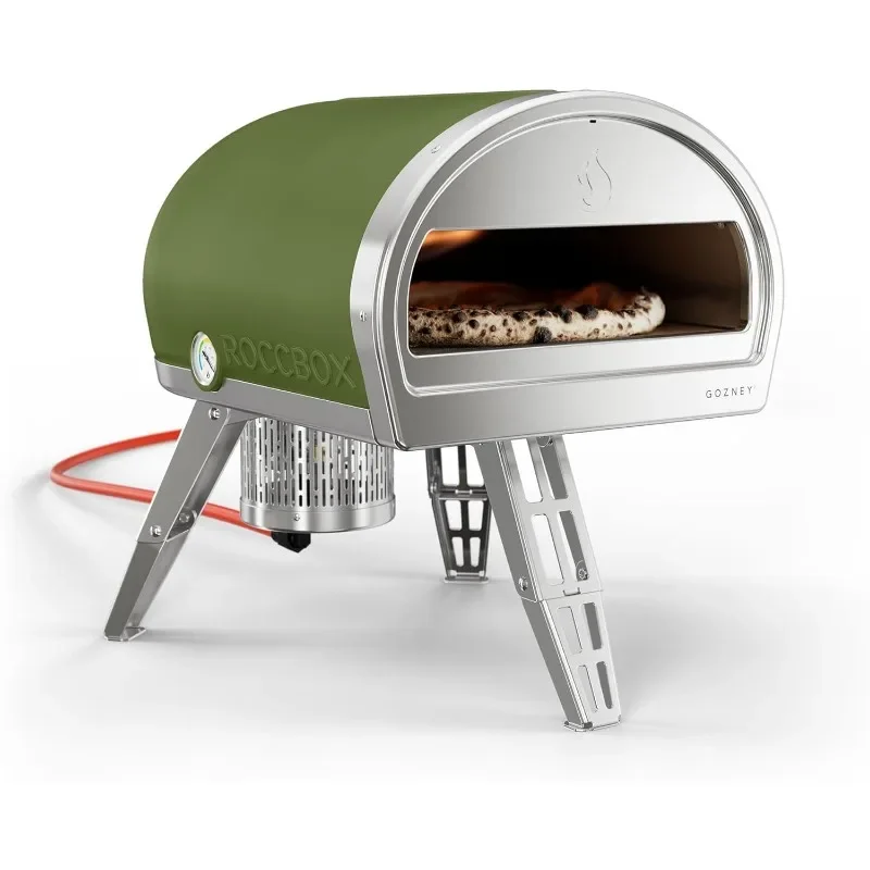 

Roccbox Outdoor Pizza Oven, Green, Portable, Gas & Wood Fired, Restaurant-Grade