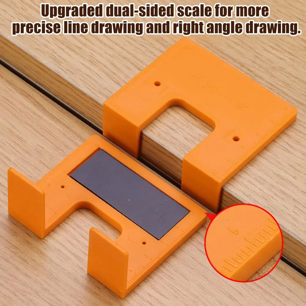 Magnetic Woodworking Hinge Installation Positioning Tool - Quick Fix Point Plate for Cabinet Door Panel