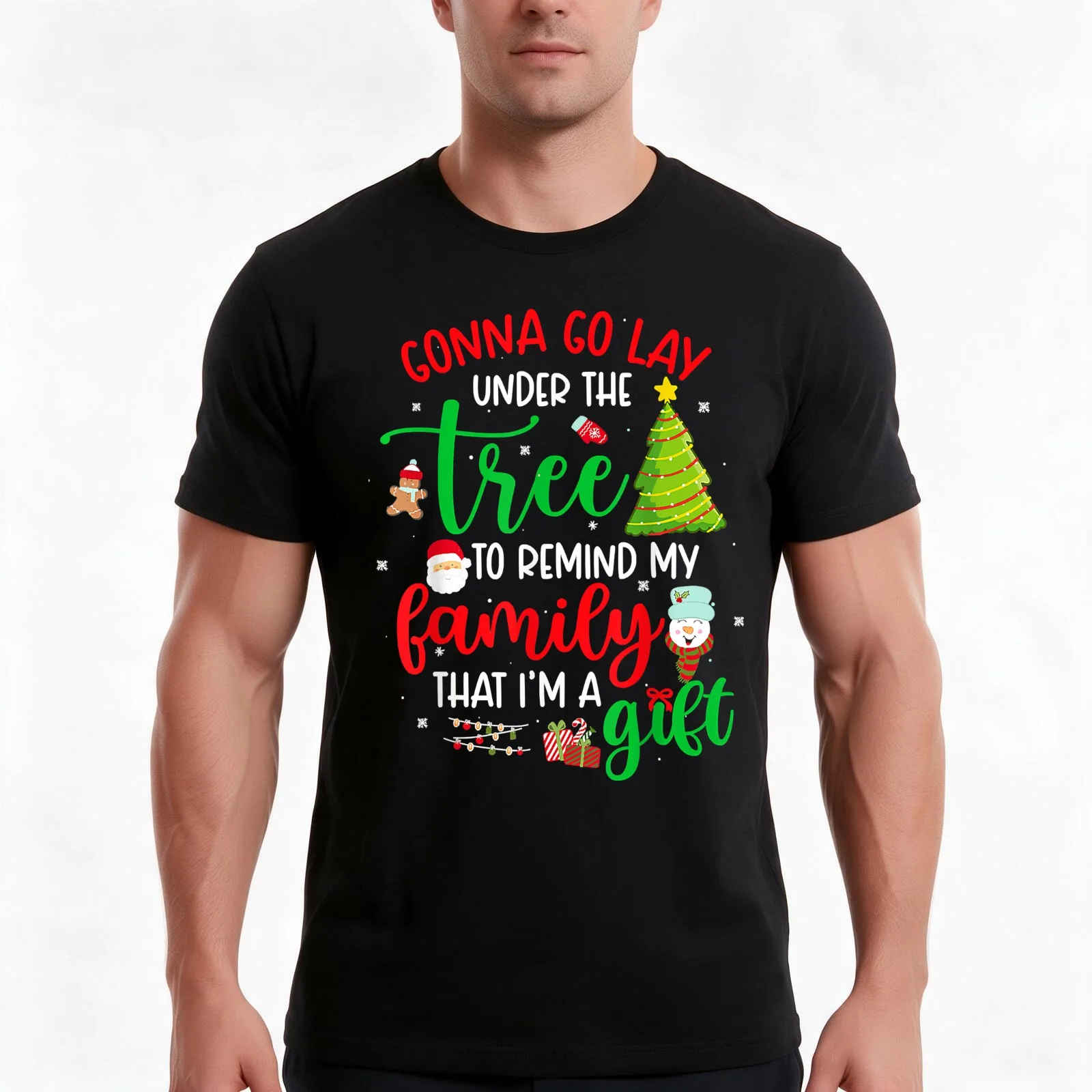 Gonna Go Lay Under Tree To Remind My Family That I'm A Funny T-Shirt, Summer Casual Cotton Tee, Oversized Streetwear Tops