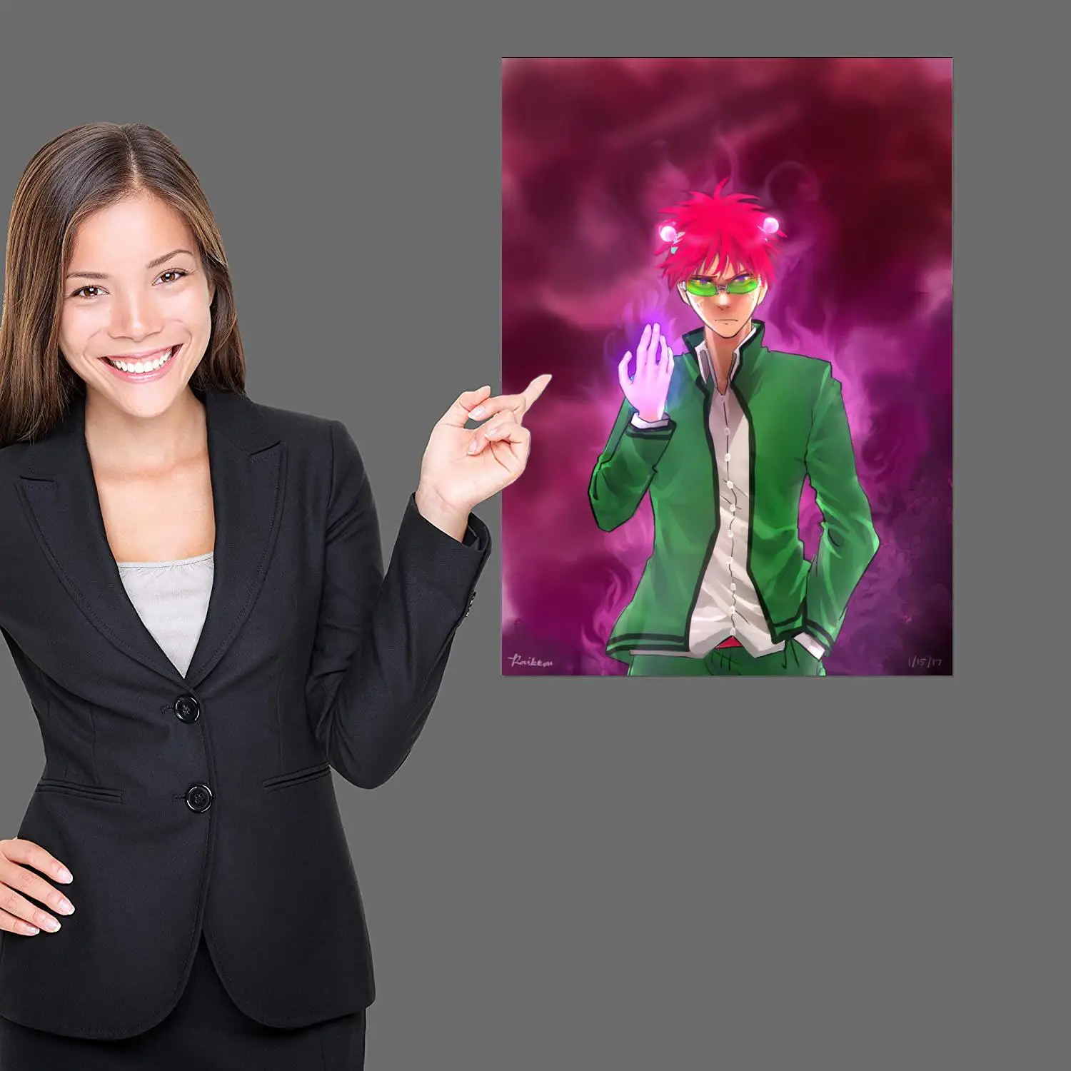 The Disastrous Life Of Saiki K Reawakened Canvas Art Poster and Wall Art, Picture Print, Modern Family Bedroom Decor, Posters