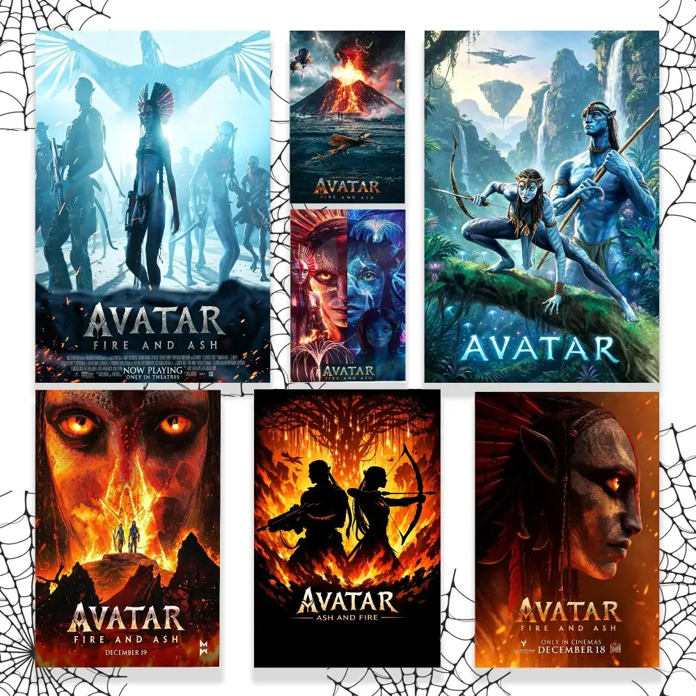 Fantasy-Film A-Avatar Feuer-Asche Grafik-Wandkunst-Poster HD Wasserdichter PP-Papierdruck für Schlafzimmer Wohnzimmer Büro Dekoration Geschenk