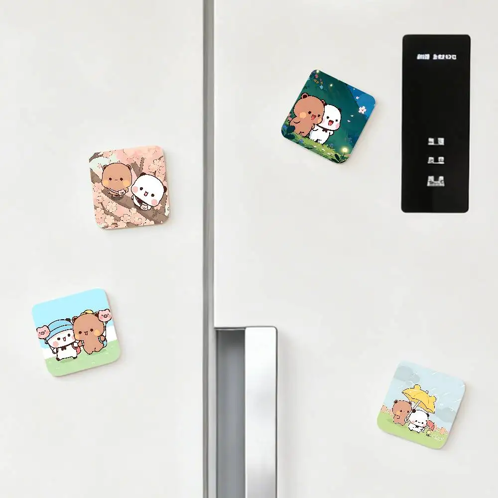 Cartoon Cute B-Bubu D-Dudu Refrigerator Magnets For Dishwasher/ Refrigerator/ Freezer, Whimsical Kitchen Decor