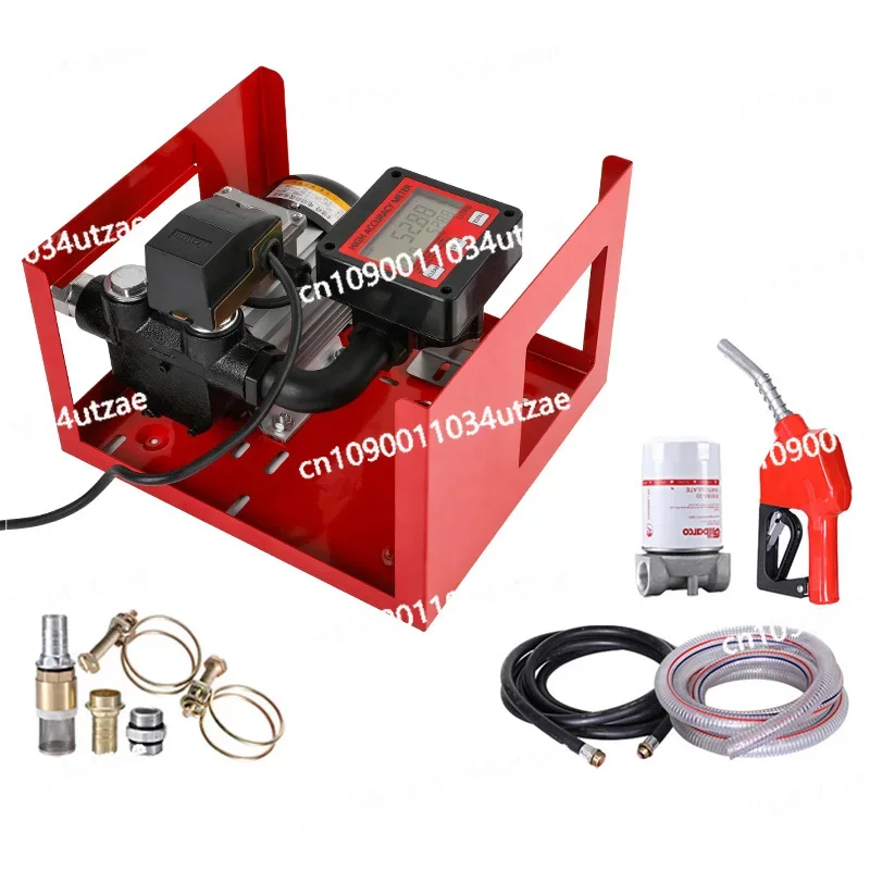 12V/24V/220V High Flow Diesel Oil Pump Self-priming Pump Refueling Gun Metering Refueling Machine