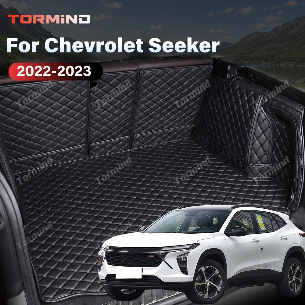 Tormind For Chevrolet Seeker 2022-2023 22 21 Car Trunk Mats Carpet Cargo Liner Car Backrest Pad Interior Accessories Protector
