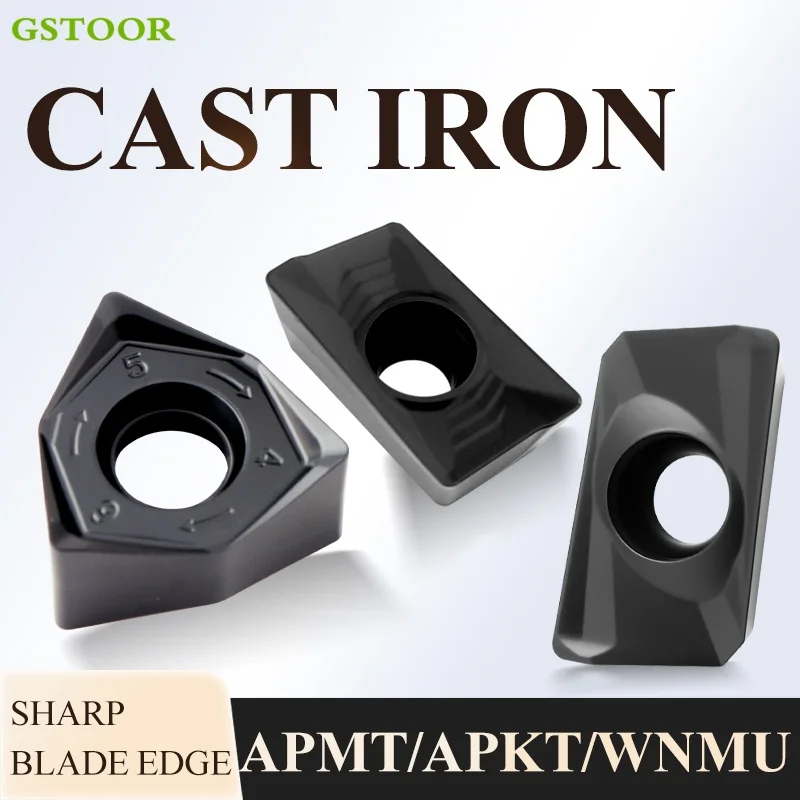 

Cast Iron WNMU080608 APKT160408 APMT1604PDER GC5115 CNC Milling Carbide Inserts Lathe Cutting Metal Turning Tools