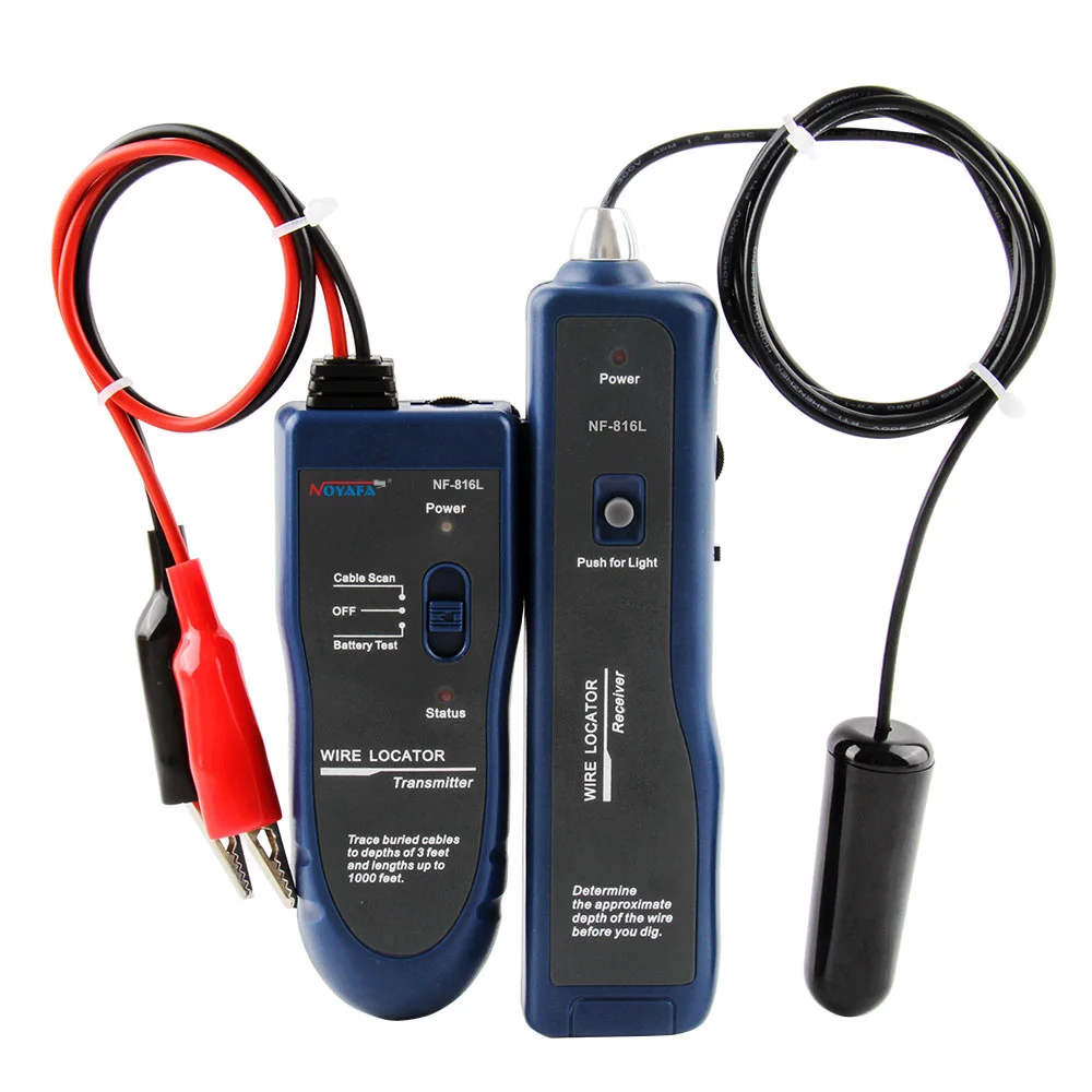 Underground Wire Locator Electric cable fault locator The detection range is 2 feet cable length 1000 feet NF-816L