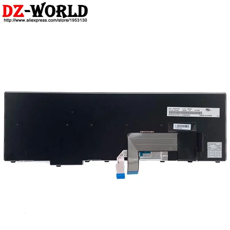 Imagem -03 - Teclado Retroiluminado Espanhol sp Lenovo Thinkpad P50s T560 W540 T540p W541 T550 W550s L540 L560 L570 E531 E540 04y2475