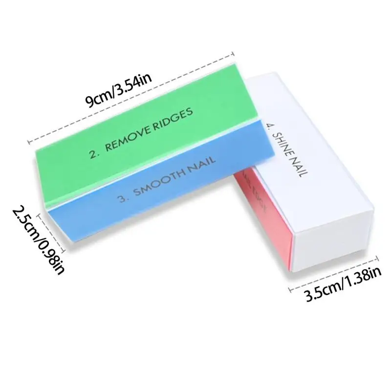 652F Multiple Purpose Unguis File Block Tall Density Spongiform Substance For Smoothing Shaping And Polishing