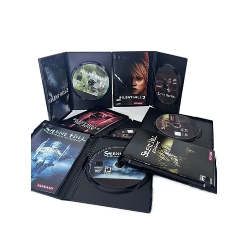 Imagen 2 del producto Silent Hill Series PS2 copia Burn Disc con consola de desbloqueo Manual de juegos controlador óptico Retro Videojuego lectura CD NTSC U/C y P