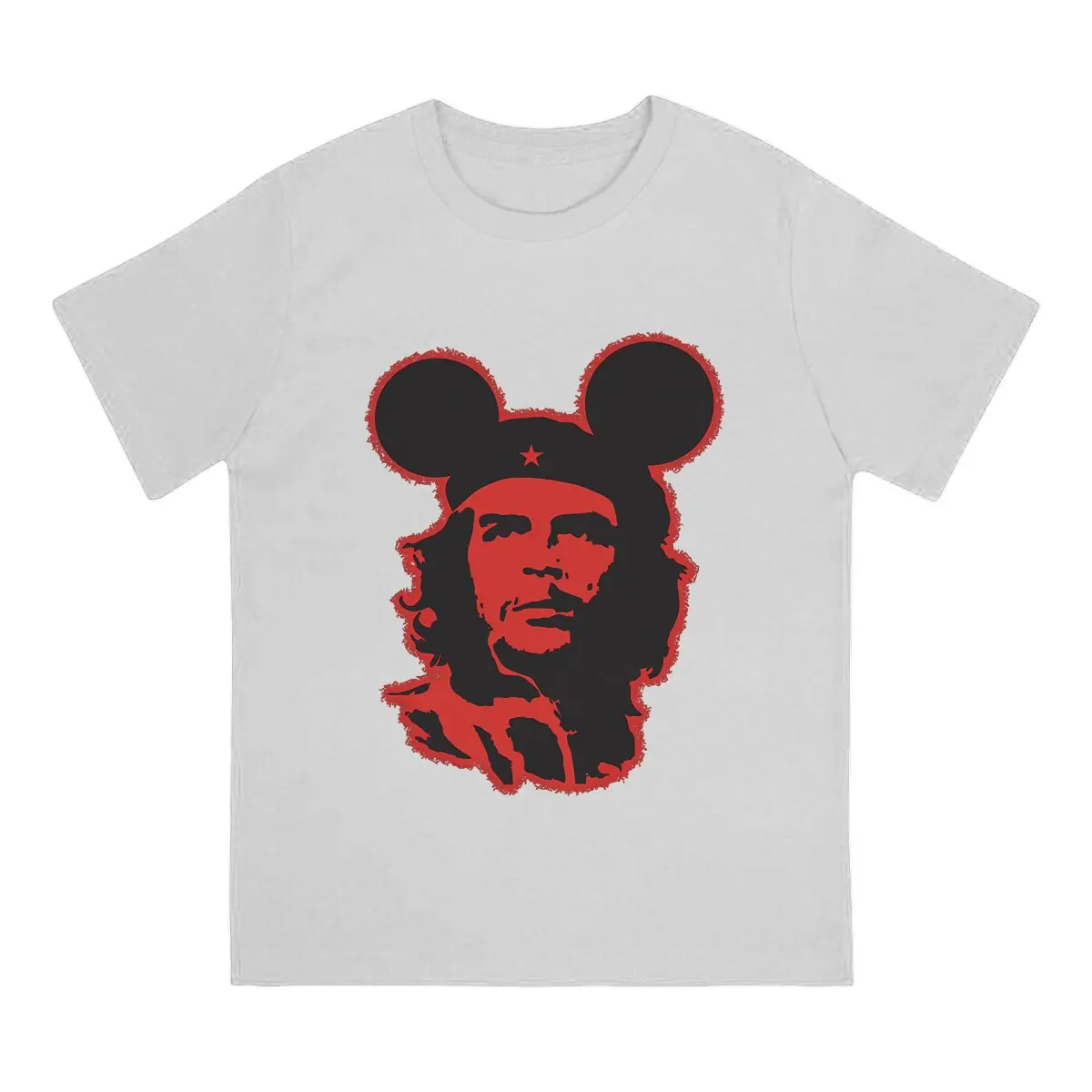 Che Guevara Mouse Ears Tshirt Homme Men's Clothing Polyester T Shirt For Men