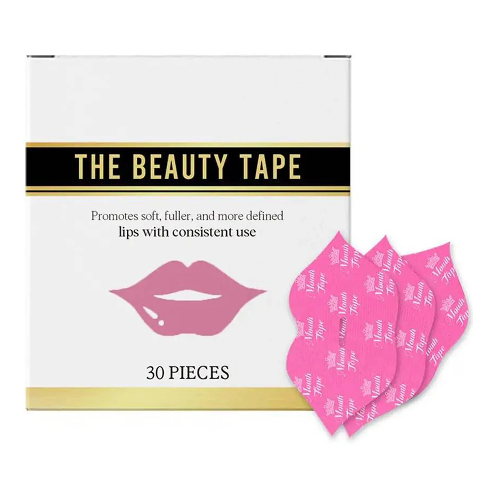 30PCS Women Night Lip Care Patches with Lavender & Vitamin E Moisturizing Lip Patches Smoother Lines & Plumper Lips