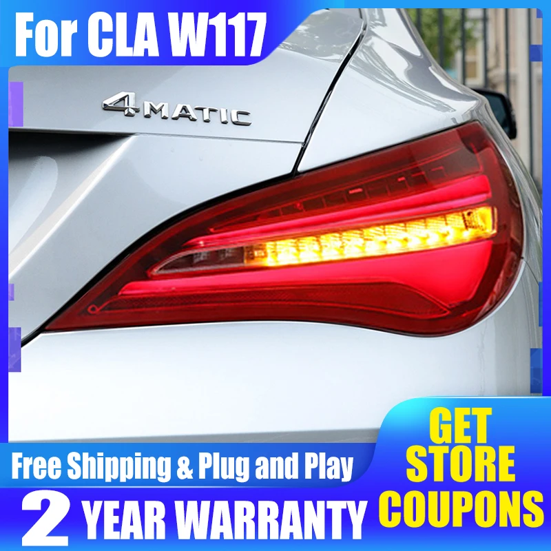 Car Styling Head Lamp For Benz W117 CLA 2014-2018 LED Taillight CLA ALL LED rear lamp