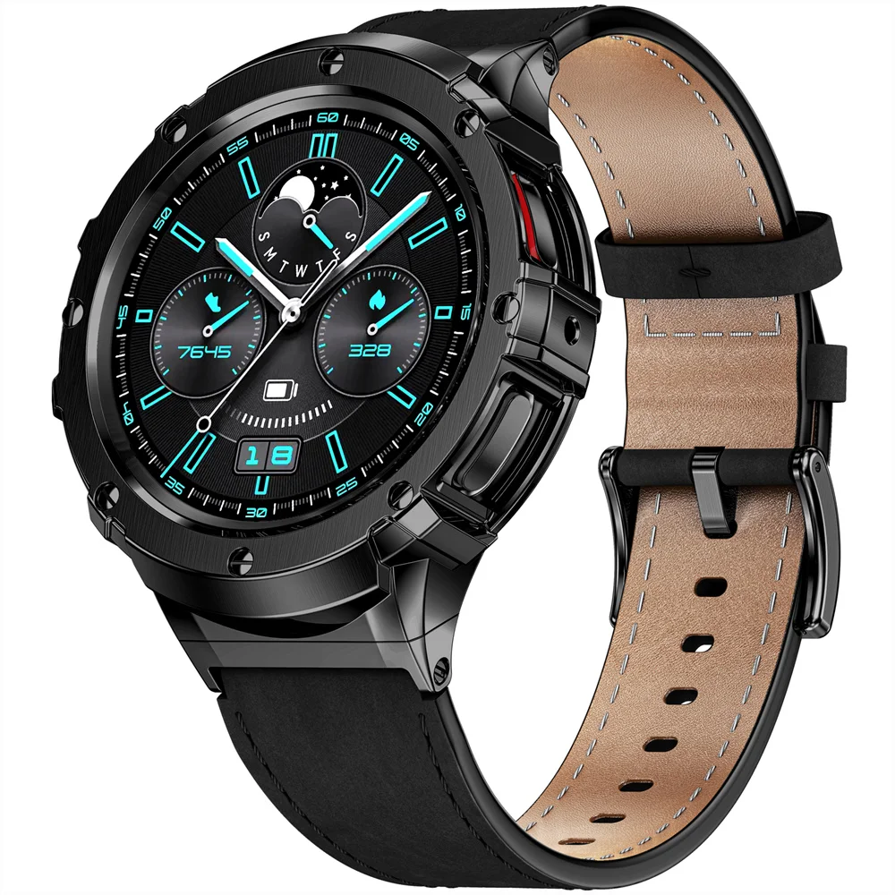 

Case+Leather Strap for Samsung Galaxy Watch5 pro 45mm Metal Protective Bumper Stainless Steel Cover For Watch5 pro Watchband Kit