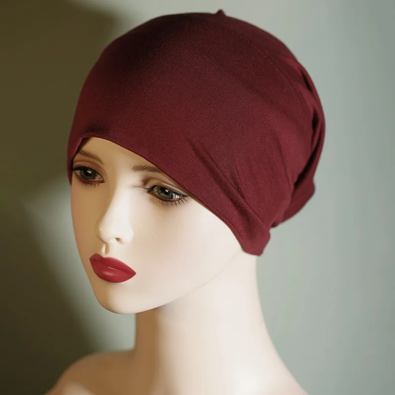 Bez mechacenia, bez blaknięcia, wielokolorowa czapka tuba, jednokolorowa czapka bazowa z merceryzowanej bawełny, chusta na głowę, elastyczna i oddychająca.