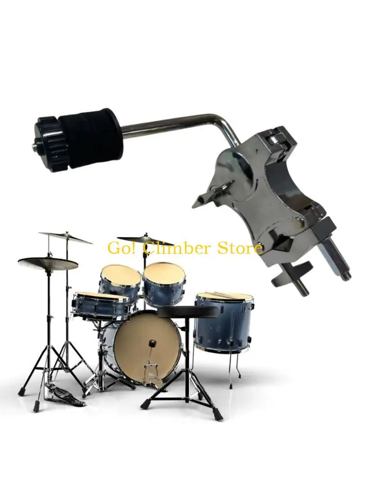 Q84C Drum Clamp Metal Cowbell Holder Expansion Clip Replacement Cowbell Mount Holder