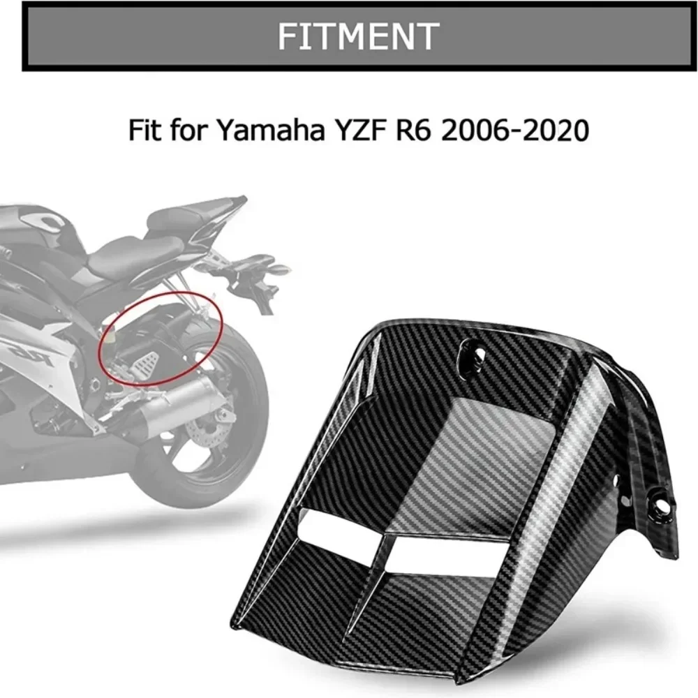 Motorcycle Accessories Rear Fender Wheel Protector Splash Guard Fender Fender Cover Trim For Yamaha YZF R6 600 2006-2020
