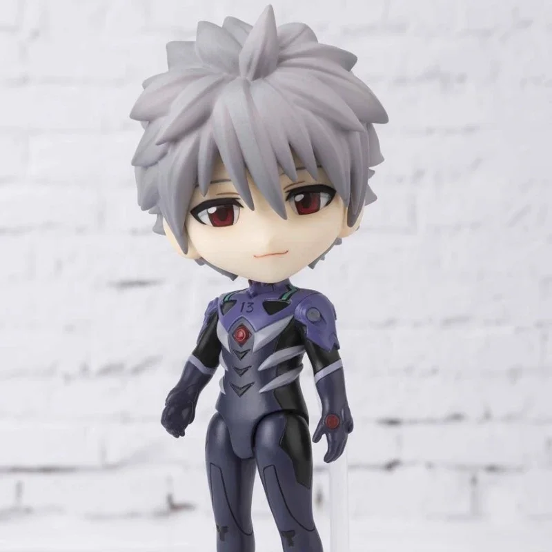 BANDAI NEON GENESIS EVANGELION Nagisa Kaworu ruchome prezenty na dzień dziecka Anime figurki Model zabawki dla dzieci