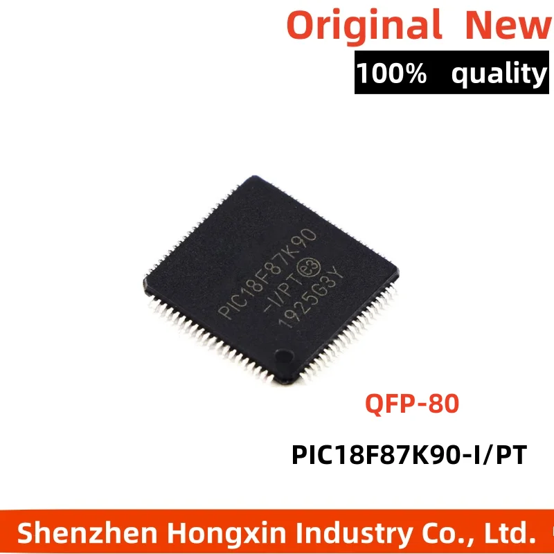 (1piece) 100% New PIC18F87K90-I/PT PIC18F87K90 8-bit microcontroller chip QFP-80