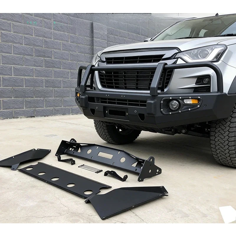 

FORNew Steel Front Bumper Protector Bull Bar Upgrade D-2022+ Pickup Truck Front Guard