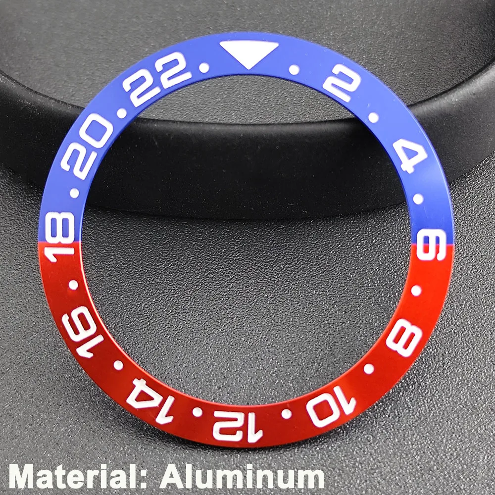 40mm Bezel Mens Watches Replace Accessories Watch Face Ceramic Bezel Insert For 44mm Sub Automatic sea diving 40mm