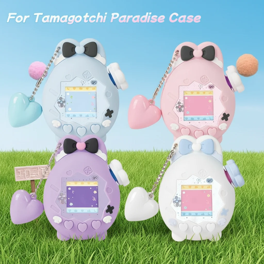 

Силиконовый защитный чехол в форме кролика с наклейкой-панелью, декоративная накладка на кнопки для Tamagotchi Paradise