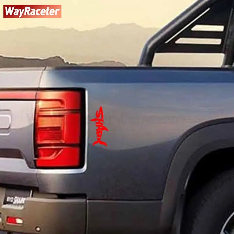 Creative Car Sticker Window Trunk DoorFender Graphics Reflective Decal For BYD Shark 2024 2025 Pick Up Off Road 4X4 Accessories