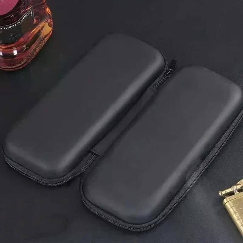 Portable EVA Cigar Case Lightweight Travel Bag For Cigar Lighter Cutter Accessories Gift For Smokers
