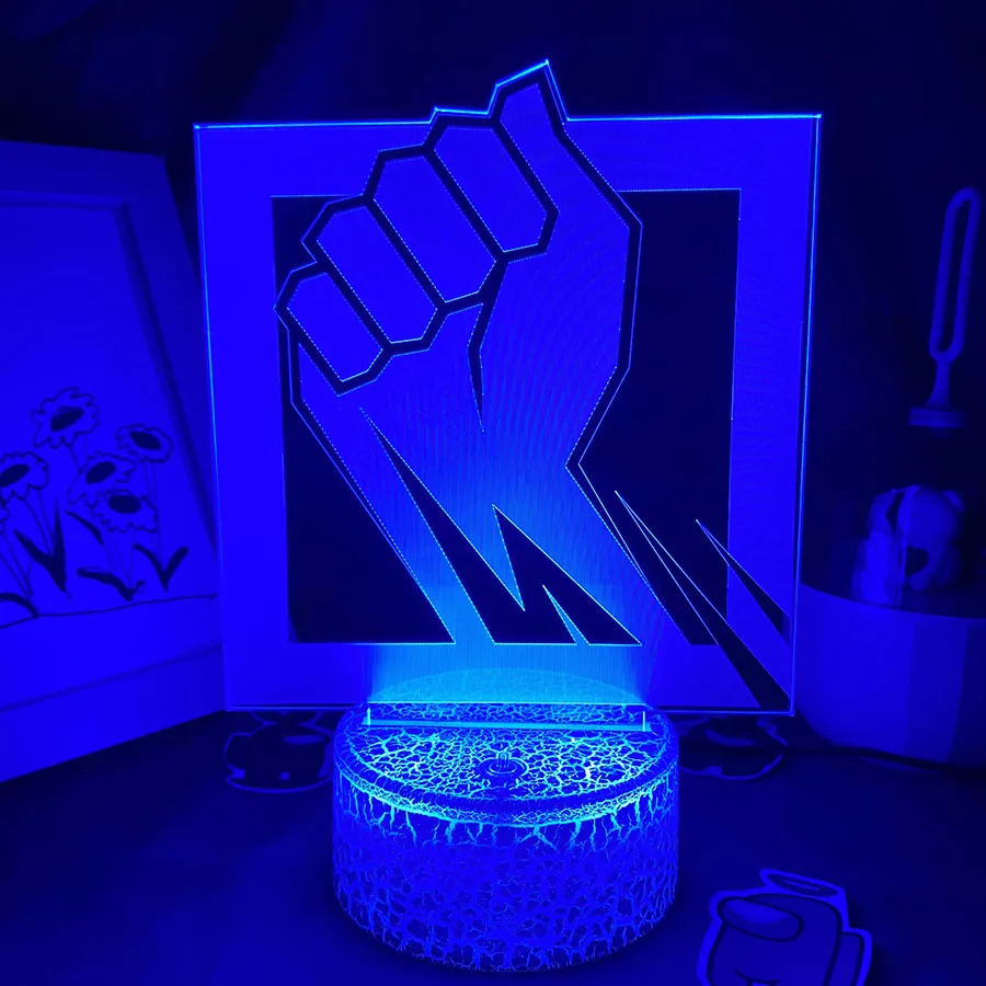 Rainbow Six Siege Game Logo Finka 3D Led RGB Night Lights Cool Gift For Friends Bedroom Table Colorful Mark Decor Neon Lava Lamp