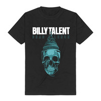 Skull Billy Talent Band Heavy Cotton Black All Size T Shirt For Men MC138