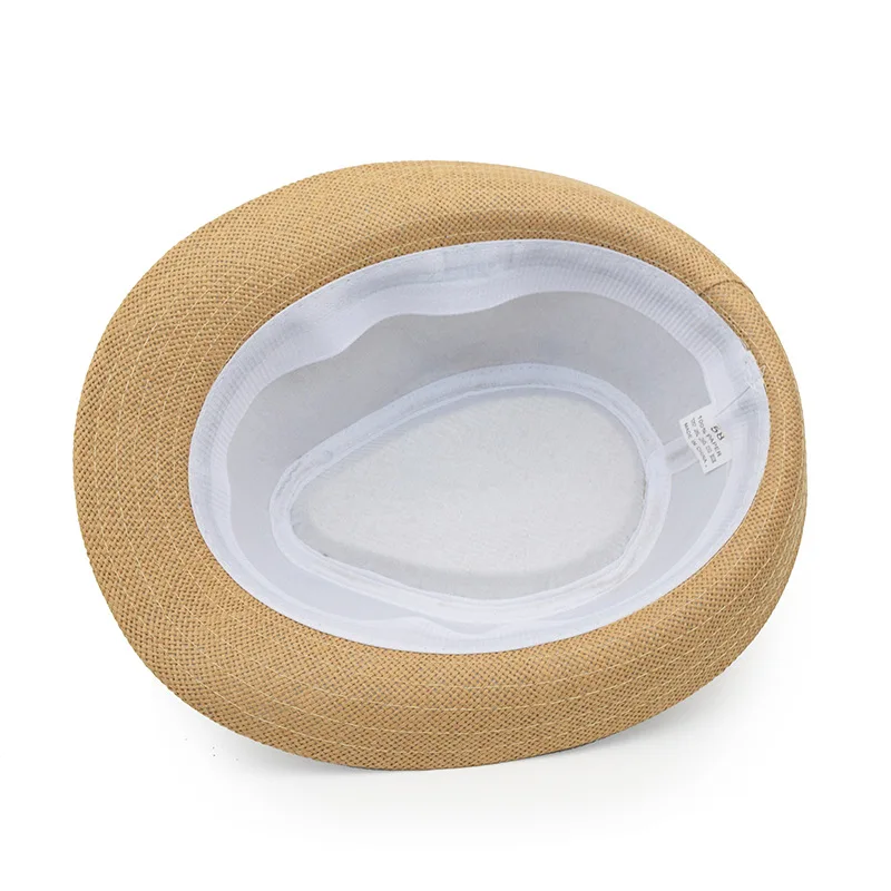 قبعة القش Golexluxury للرجال والنساء ، الحماية من الشمس ، شجرة جوز الهند ، تنفس ، للخارج ، الشاطئ ، العطلة ، الجاز ، الأعلى ، بنما