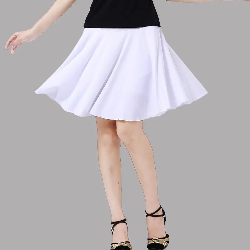 Ladies Fashion Slim Simplicity Solid Color Summer New Stylev Korean Version Skirt Sports Running Trend High Waist A-line Skirt