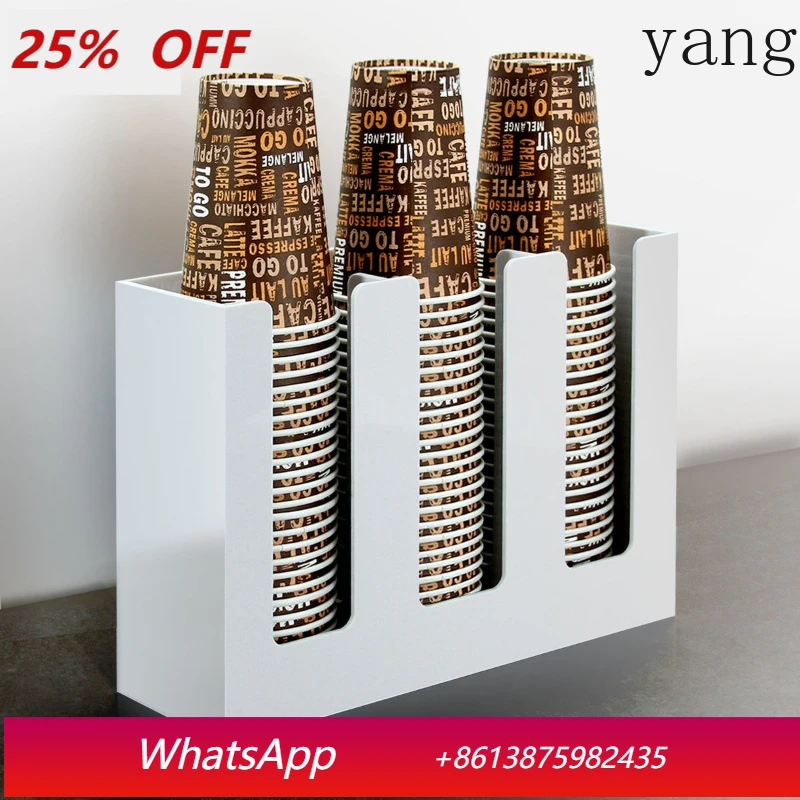 

LH disposable paper cup holder acrylic cup storage milk tea shop cup picker