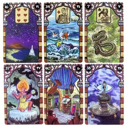 Rana George Lenormand Oracle Cards Leisure Party Table Game Fortune-telling Prophecy Tarot Deck