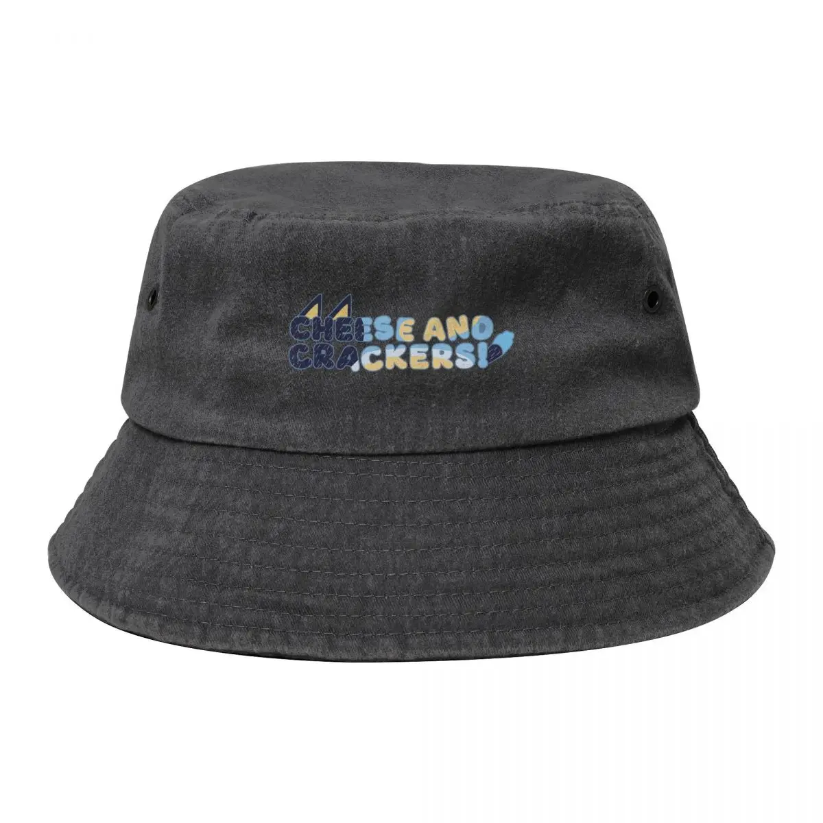

Cheese and Crackers Bucket Hat Golf Cap party Hat New In Hat fishing Caps For Women Men's
