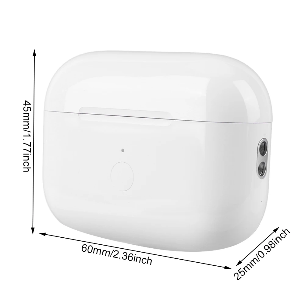 Replacement Charging Case For IOS/​Type-C Port with Bluetooth-Compatible Pairing Sync Button for AirPods Pro 2nd & 1st Gen
