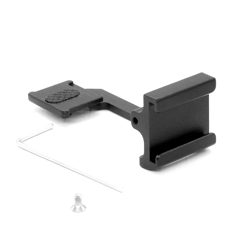 New CNC Aluminium Camera Flash Light Hot Shoe Adapter Extension Support Bracket Holder for Sony A6000 A6300 A6400 A6500 Camera