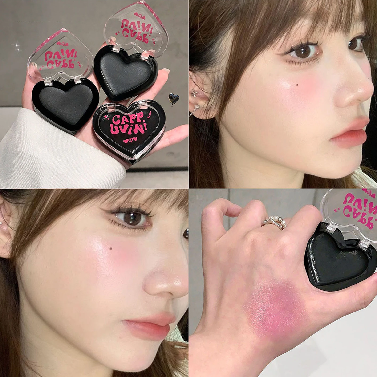 Magical อุณหภูมิเปลี่ยน Blusher ยาวนานแต่งหน้า Palette สําหรับสาวผู้หญิงแม่แฟนเป็นของขวัญ