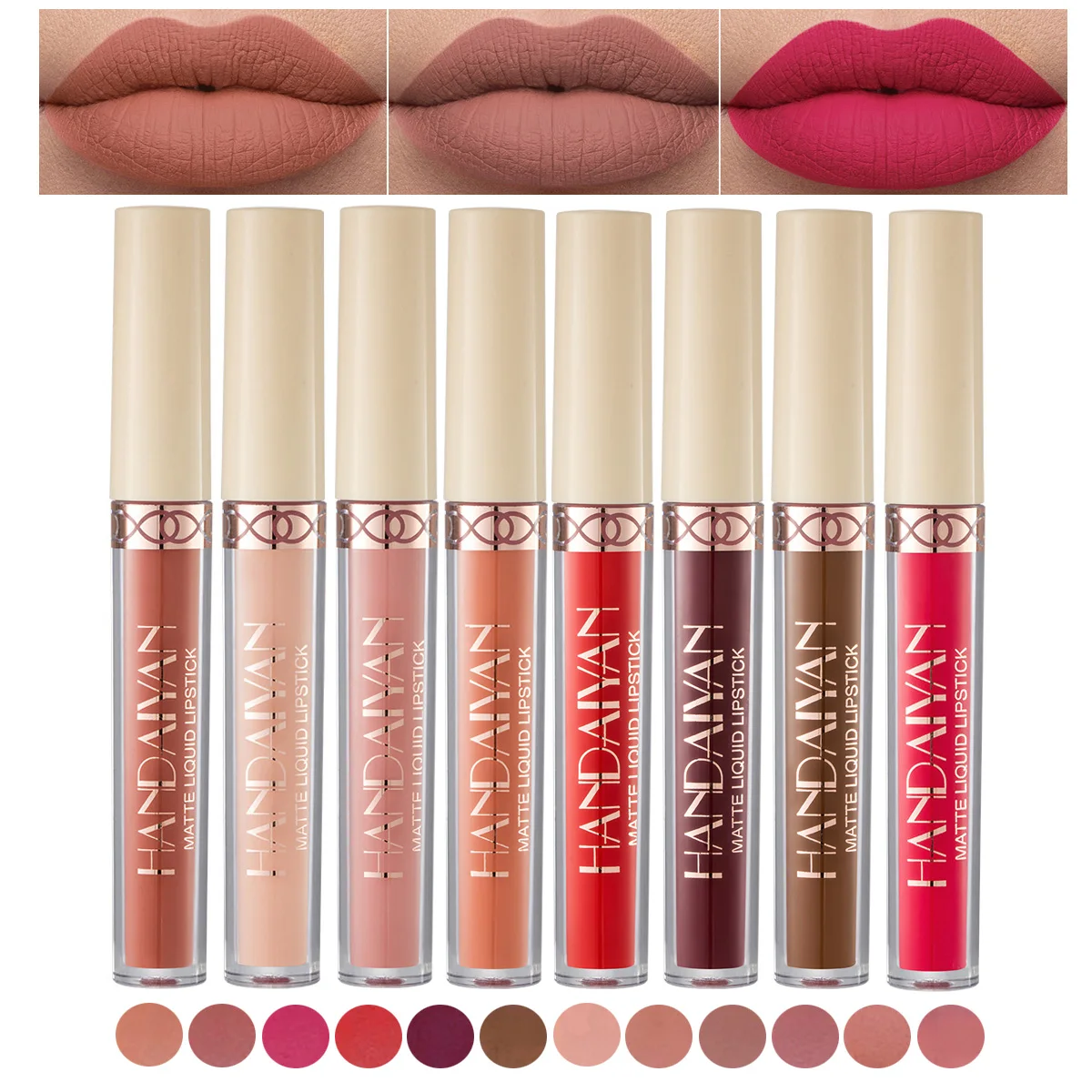 

Waterproof Liquid Lipstick Makeup Matte Lip Gloss Long-lasting Cosmetics Lip Stick Cream Silky Glosses Velvet Nude Lipgloss Tint