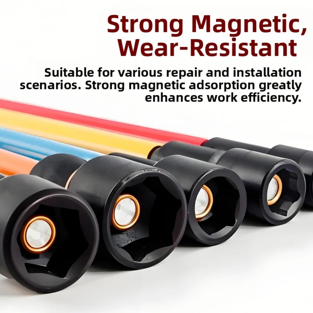 1Set Embedded Hex Socket Strong Magnetic Air-Drill Bit Set Alloyed Vanadium Steel With Magnetic For DIY/appliances/repairs
