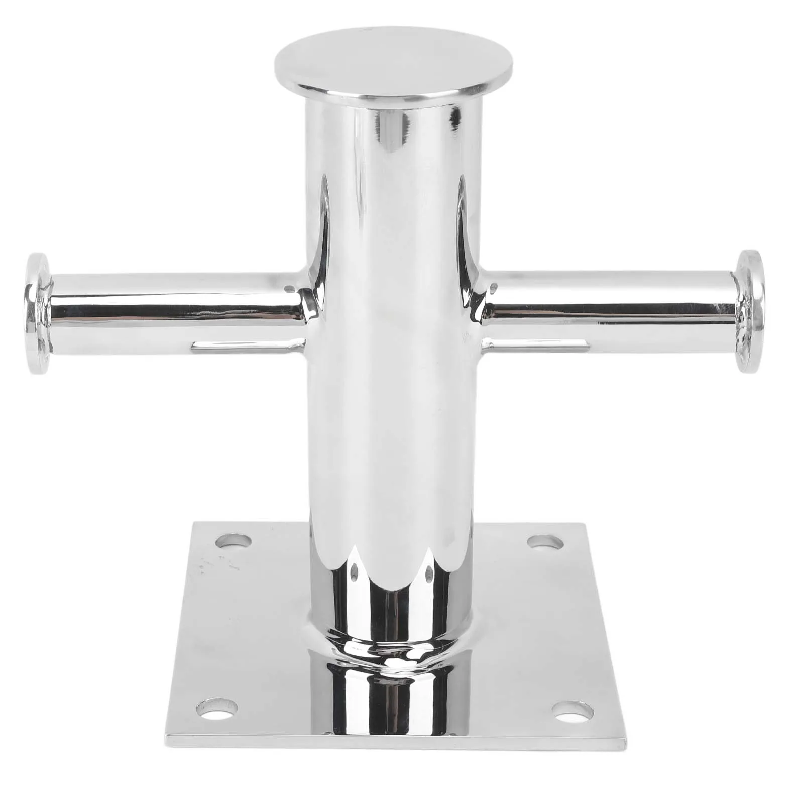 Single Cross Bollard 135mm 316 Stainless Steel for Yacht Fishing Boat Heavy Duty Marine Grade Bollard OEM Replacement Part