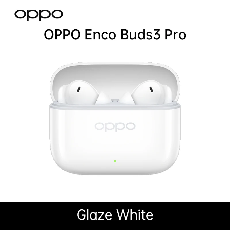 Wereldwijde versie OPPO Enco Buds3 Pro True Wireless-oortelefoon, batterijduur van 54 uur, dynamische driver van 12,4 mm, BT 5.4, IP55