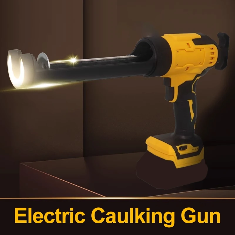 Electric Caulking Gun For Dewalt Battery 21V Cement 6 Speed Adjust Glass Adhesive Glue Seal Sealant Tool Wireless Glass Glue Gun