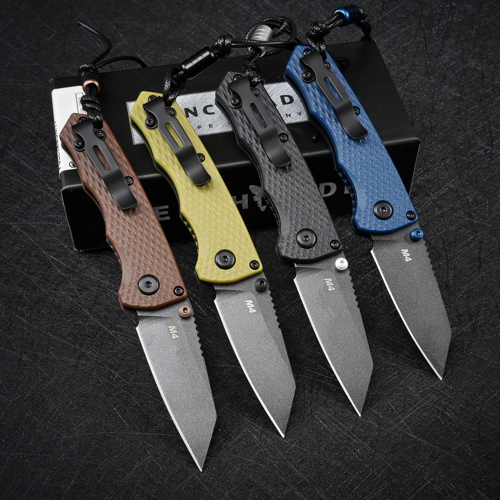 290bk Portable Multi-color Outdoor Small Folding Knife, 1PC Pocket Knife, Camping Knife, EDC Defense Tools, Fruit Knife, Gift