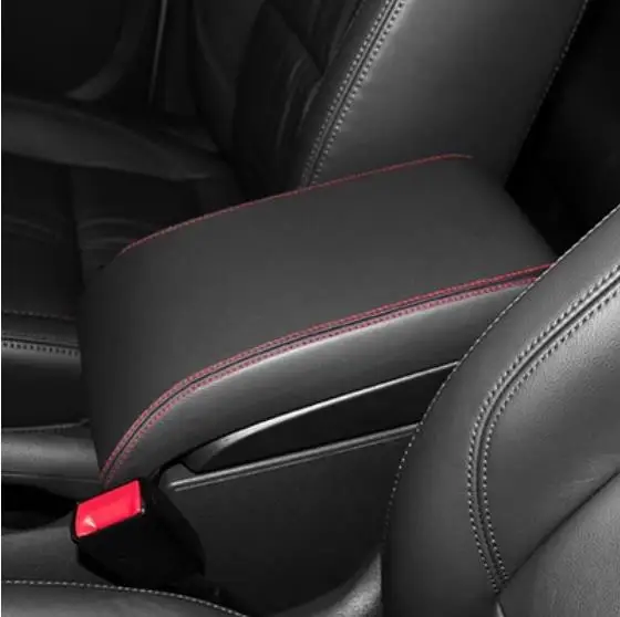 Microfibre Leather Center Armrest  Cover For VW Touran 2004 2005 2006  2007 2008 2009-2010 2011 2012 203 2014 2015 car interior