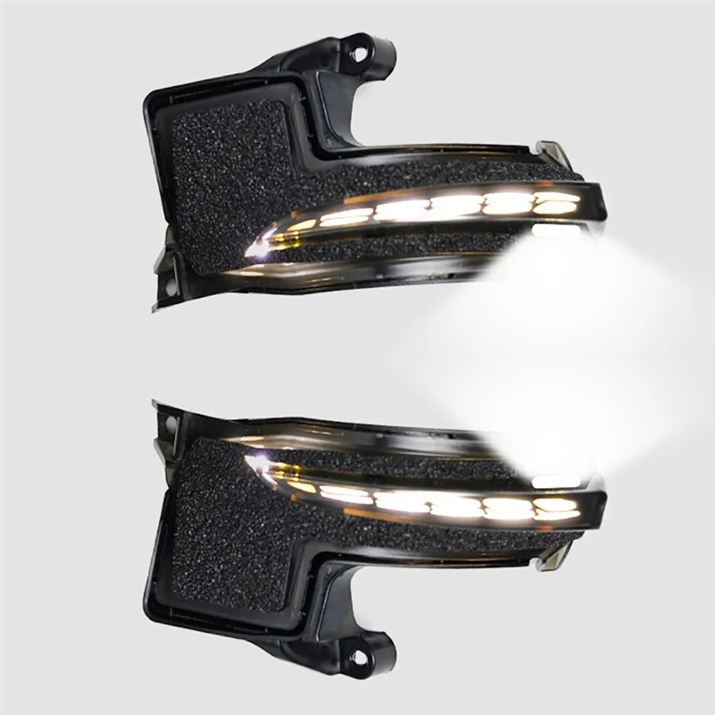 Turn Signal Light for Toyota Alphard 40 Series Daytime Running Light Dynamic Indicator Mapping Light Yellow+White Light