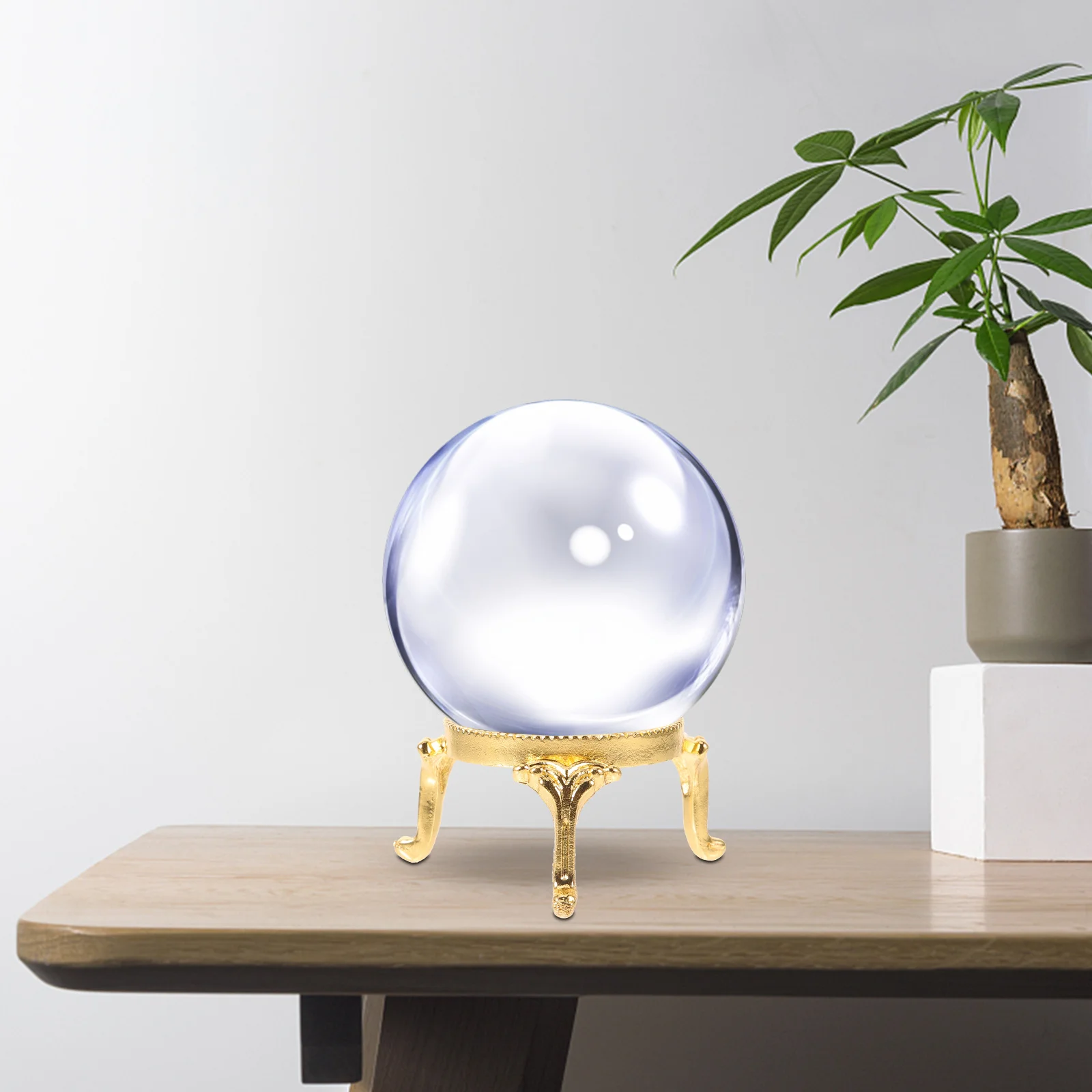 

2 pcs Metal Stand For Crystal Ball Display Small Sphere Holder Table Centerpiece Desktop Decoration Base Home Office Decor