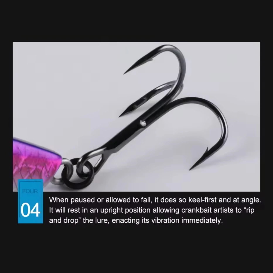 BEARKING Pro 100mm 32g nice Wobblers fishing tackle fishing lures vibration bait for ice fishing Artificial accessories view 5