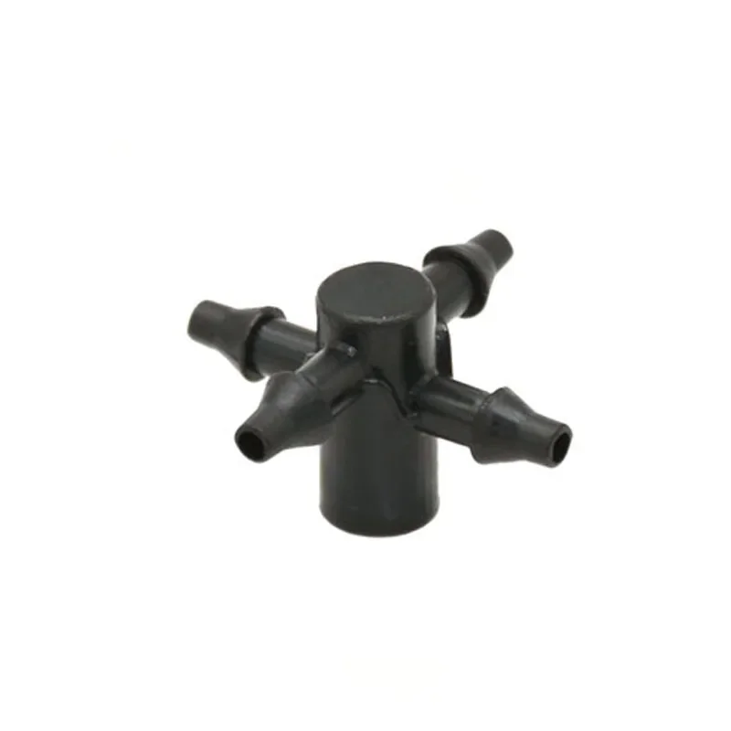 1/8 inch 3/5 mm POM plastic drip arrow tee splitter for low-pressure irrigation systems up to 850 kPa compatible with 2-way and